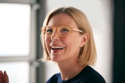 woman smiling after her dental appointment at Brite Dental Partners