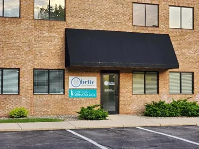 Front walkway leading to Brite Dental Partners in Battle Creek, MI