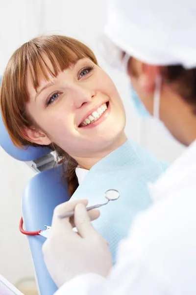 woman receiving cosmetic dental care at Brite Dental Partners