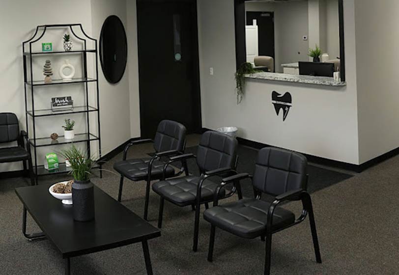 waiting room at Brite Dental Partners in Battle Creek, MI